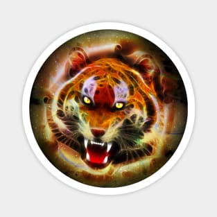 Cosmic Fire Tiger Roar Magnet